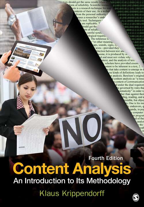 Book cover of Content Analysis: An Introduction To Its Methodology (4)