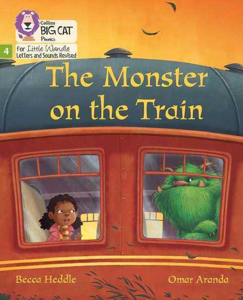 Book cover of Monster On The Train (PDF): Phase 4 (Collins Big Cat)