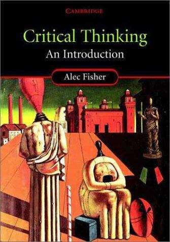 Book cover of Critical Thinking: An Introduction (PDF)