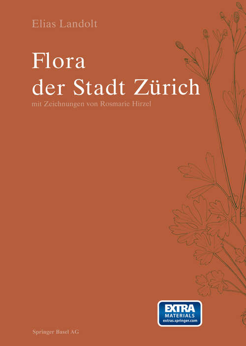 Book cover of Flora der Stadt Zürich: (1984-1998) (1. Aufl. 2001)