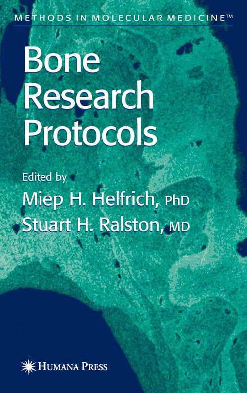 Book cover of Bone Research Protocols (2003) (Methods in Molecular Medicine #80)