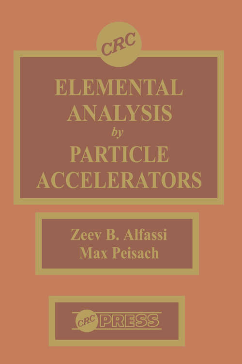 Book cover of Elemental Analysis by Particle Accelerators