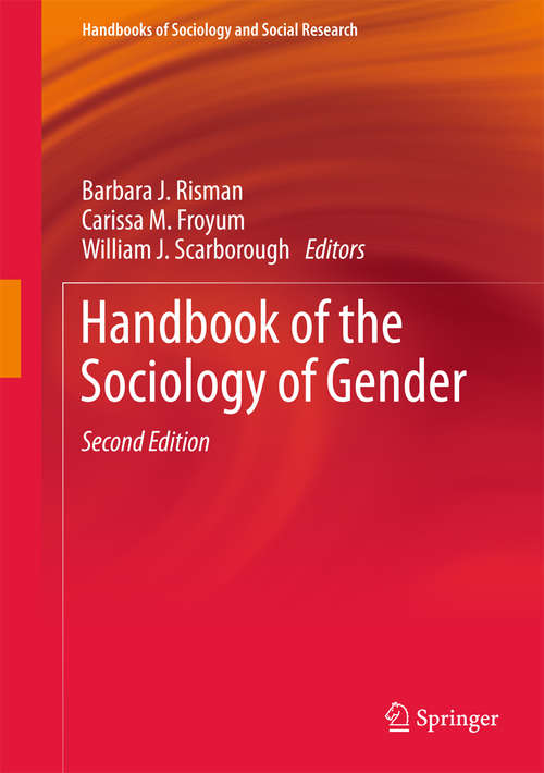 Book cover of Handbook of the Sociology of Gender (Handbooks of Sociology and Social Research)