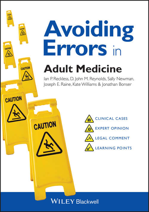 Book cover of Avoiding Errors in Adult Medicine (AVE - Avoiding Errors)