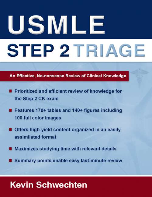 Book cover of USMLE Step 2 Triage: An Effective No-nonsense Review of Clinical Knowledge
