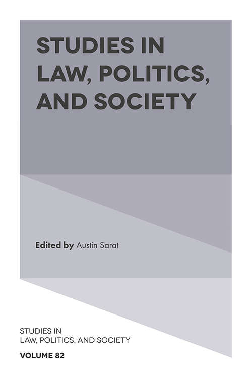 Book cover of Studies in Law, Politics, and Society: Punishment, Politics, And Culture (Studies in Law, Politics, and Society #82)