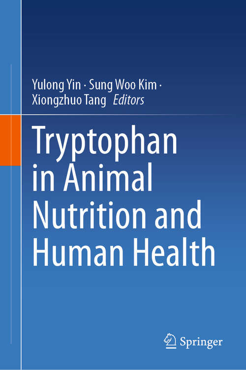 Book cover of Tryptophan in Animal Nutrition and Human Health (2024)