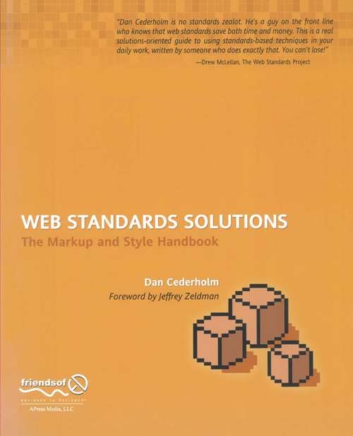 Book cover of Web Standards Solutions: The Markup and Style Handbook (1st ed.)