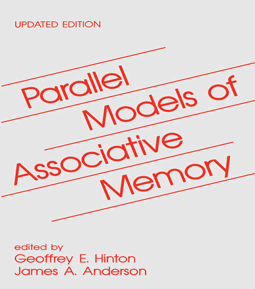 Book cover of Parallel Models of Associative Memory: Updated Edition (2)