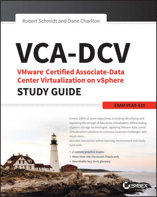 Book cover of VCA-DCV VMware Certified Associate on vSphere Study Guide: VCAD-510