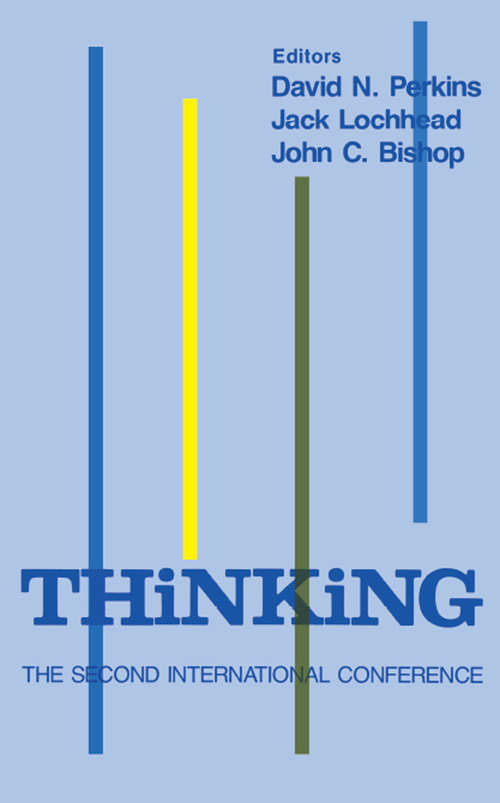 Book cover of Thinking: The Second International Conference