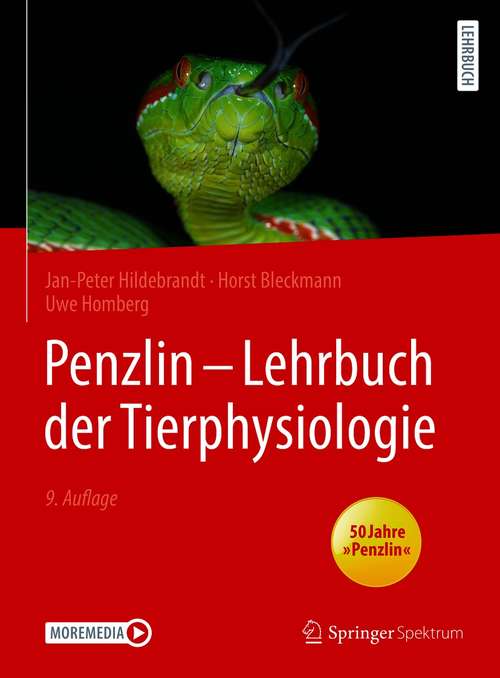 Book cover of Penzlin - Lehrbuch der Tierphysiologie (9. Aufl. 2021)