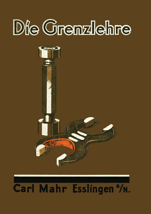 Book cover of Die Grenzlehre (5. Aufl. 1928)