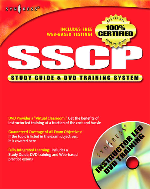 Book cover of SSCP Systems Security Certified Practitioner Study Guide and DVD Training System