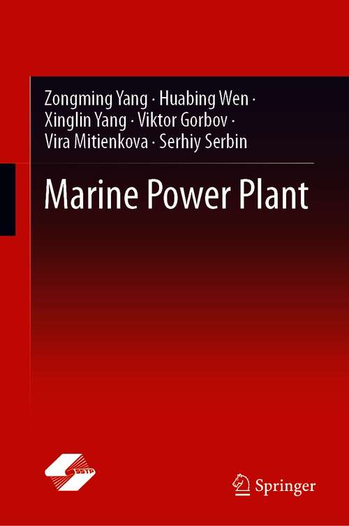 Book cover of Marine Power Plant (1st ed. 2021)