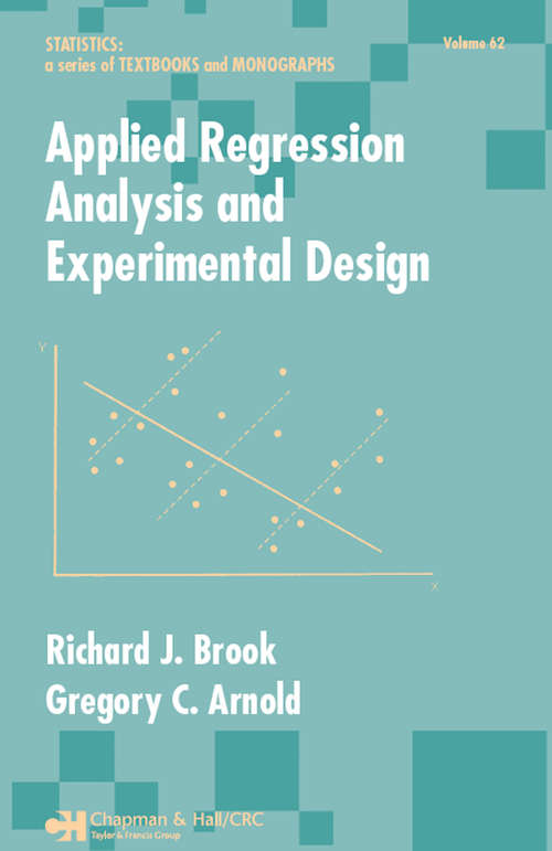 Book cover of Applied Regression Analysis and Experimental Design