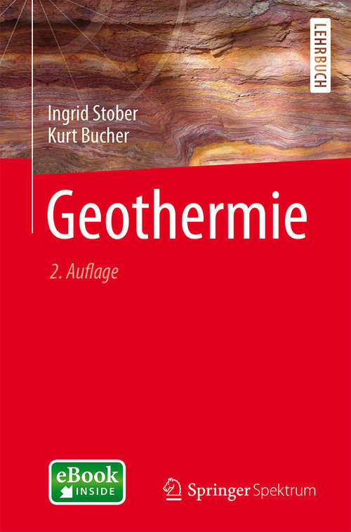 Book cover of Geothermie (2. Aufl. 2014)