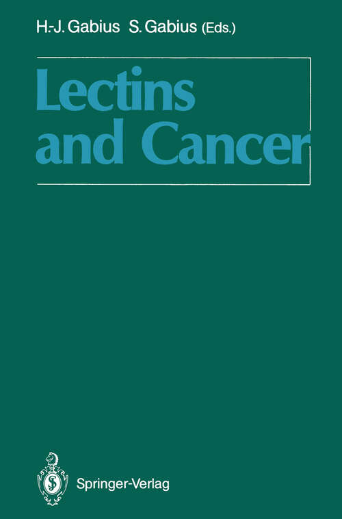 Book cover of Lectins and Cancer (1991)