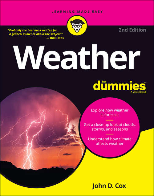 Book cover of Weather For Dummies (2)