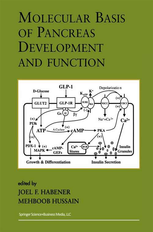 Book cover of Molecular Basis of Pancreas Development and Function (2001) (Endocrine Updates #11)