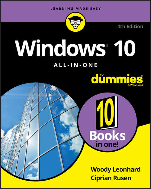 Book cover of Windows 10 All-in-One For Dummies (4)