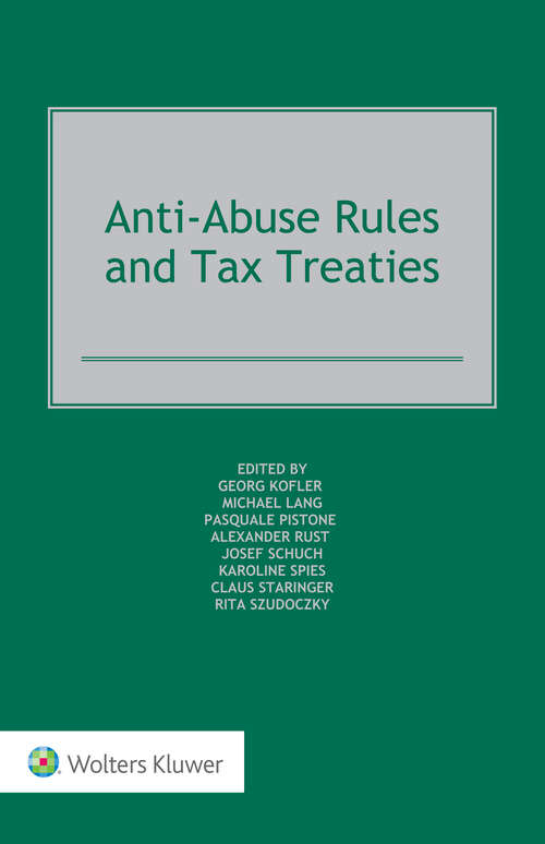 Book cover of Anti-Abuse Rules and Tax Treaties