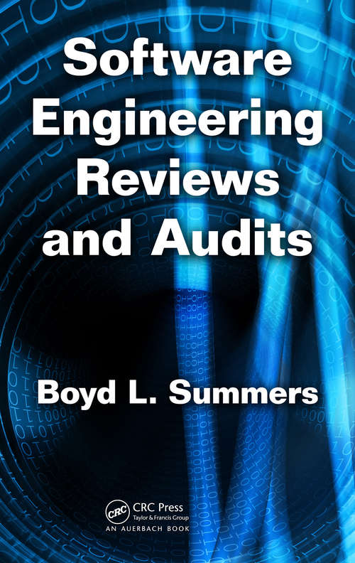Book cover of Software Engineering Reviews and Audits