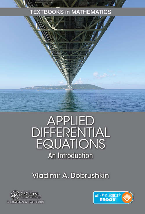 Book cover of Applied Differential Equations: The Primary Course (Textbooks in Mathematics)