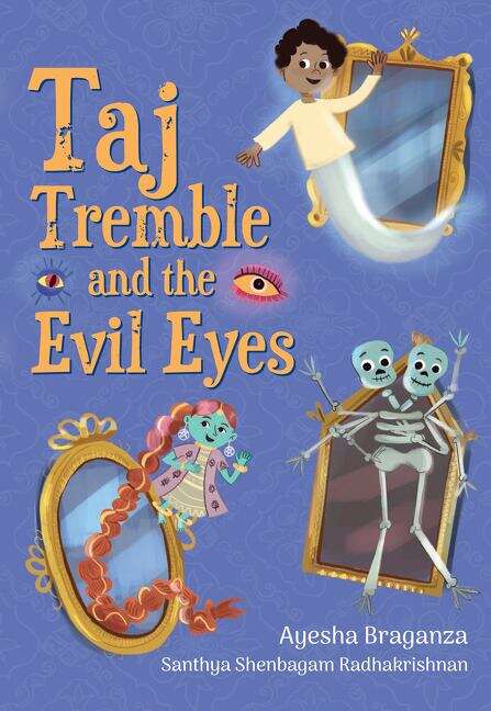 Book cover of Big Cat for Little Wandle Fluency — TAJ TREMBLE AND THE EVIL EYES: Fluency 6