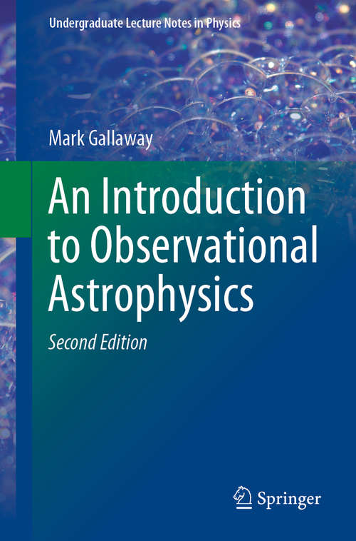 Book cover of An Introduction to Observational Astrophysics (2nd ed. 2020) (Undergraduate Lecture Notes in Physics)