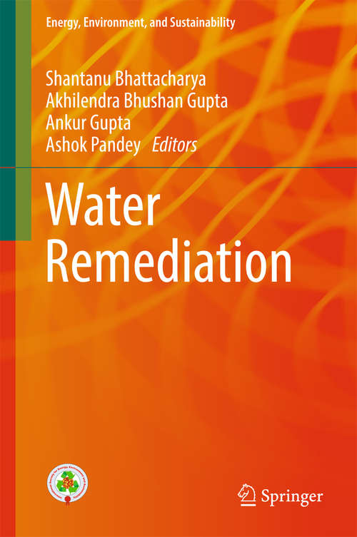 Book cover of Water Remediation (1st ed. 2018) (Energy, Environment, and Sustainability)