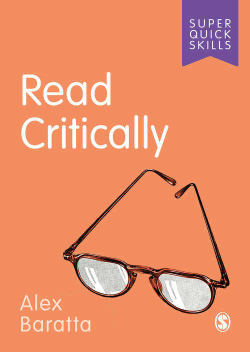 Book cover of Read Critically (Super Quick Skills)