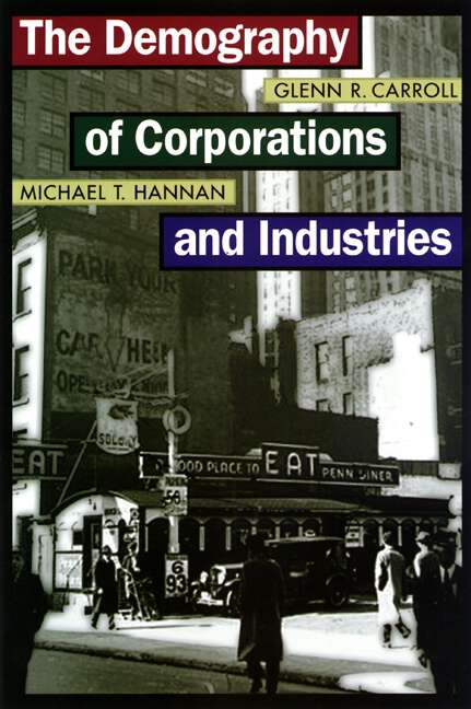 Book cover of The Demography of Corporations and Industries (PDF)