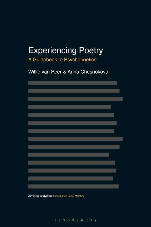 Book cover of Experiencing Poetry: A Guidebook to Psychopoetics (Advances in Stylistics)