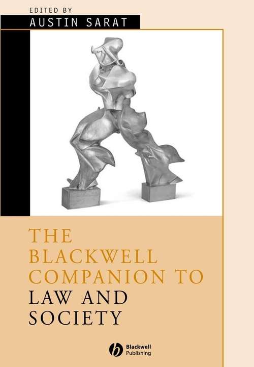 Book cover of The Blackwell Companion to Law and Society (Wiley Blackwell Companions to Sociology)