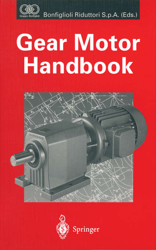 Book cover of Gear Motor Handbook (1995)