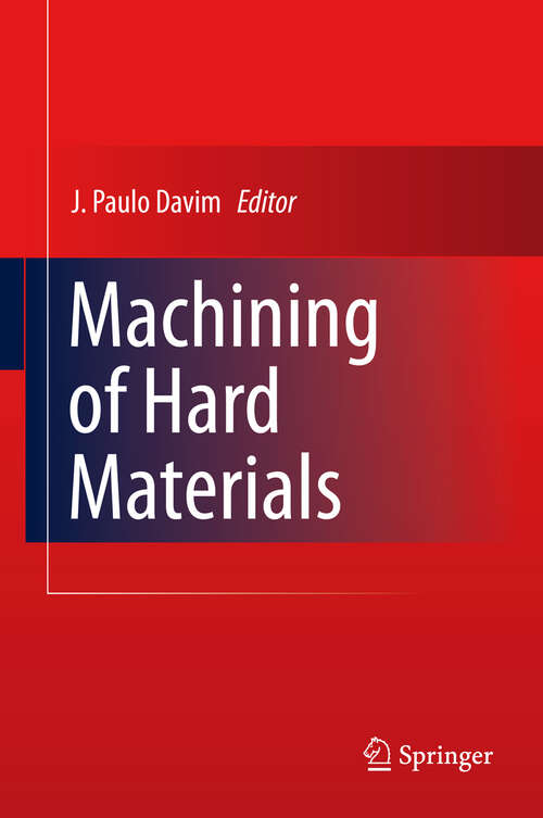 Book cover of Machining of Hard Materials (2011)