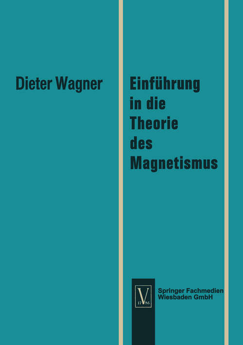 Book cover of Einführung in die Theorie des Magnetismus (1966)