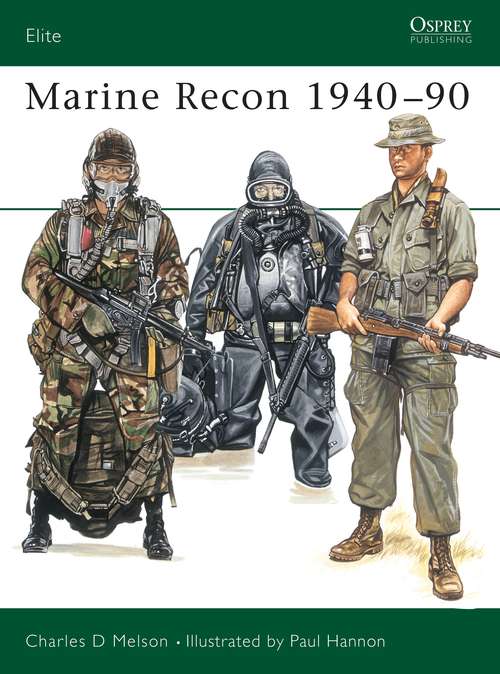 Book cover of Marine Recon 1940–90 (Elite #55)