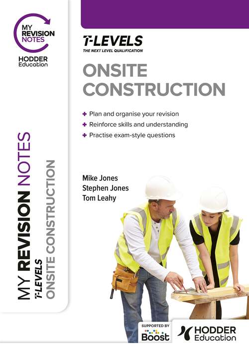 Book cover of My Revision Notes: Onsite Construction T Level