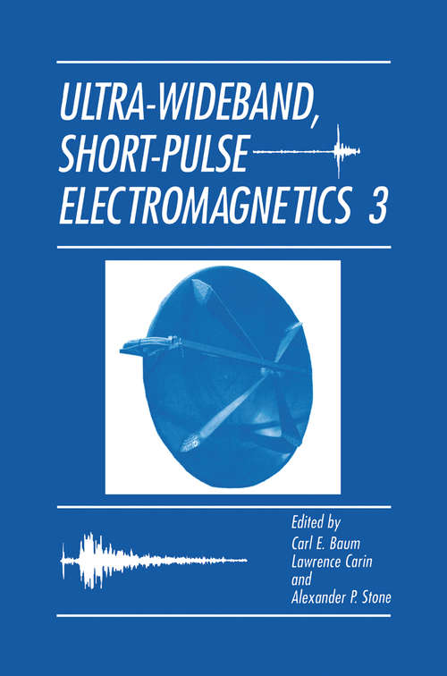 Book cover of Ultra-Wideband, Short-Pulse Electromagnetics 3 (1997)