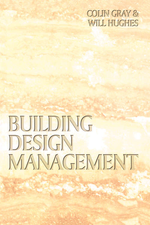 Book cover of Building Design Management