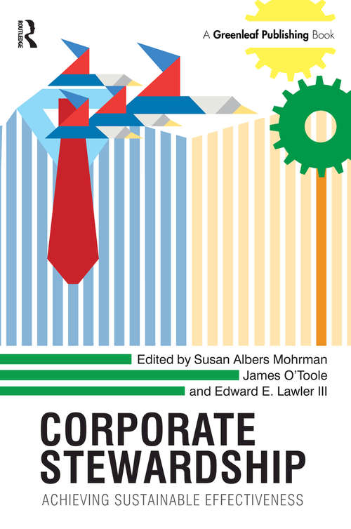 Book cover of Corporate Stewardship: Achieving Sustainable Effectiveness