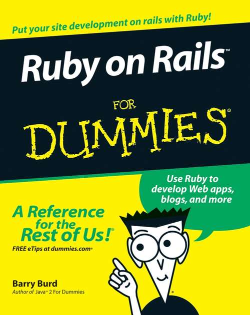 Book cover of Ruby on Rails For Dummies