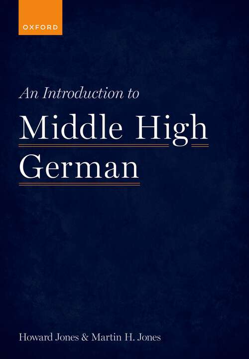 Book cover of An Introduction to Middle High German