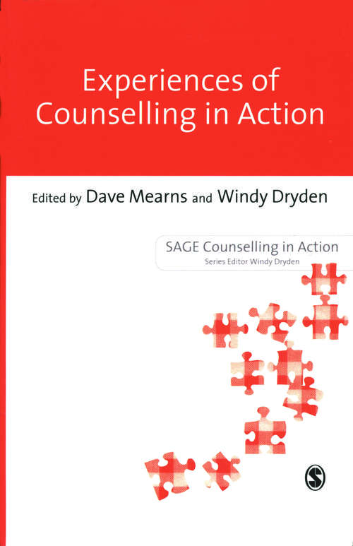 Book cover of Experiences of Counselling in Action (PDF)