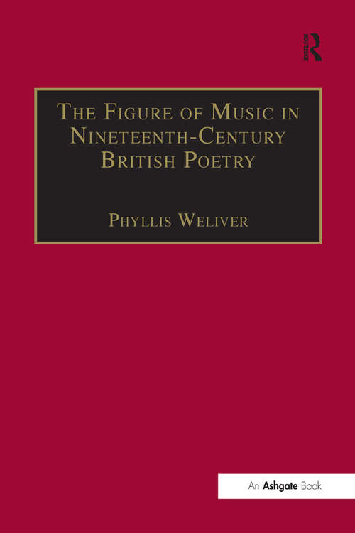 Book cover of The Figure of Music in Nineteenth-Century British Poetry