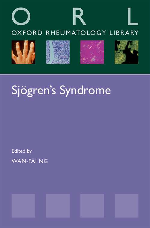Book cover of Sjögren's Syndrome (Oxford Rheumatology Library)