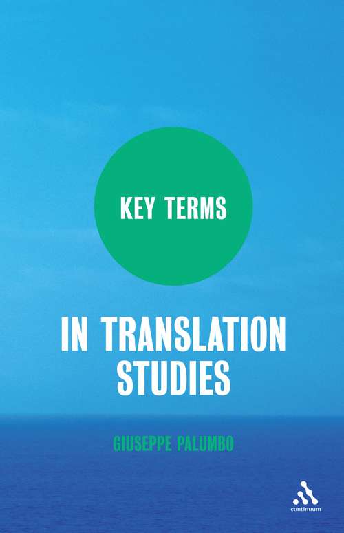 Book cover of Key Terms in Translation Studies (Key Terms)