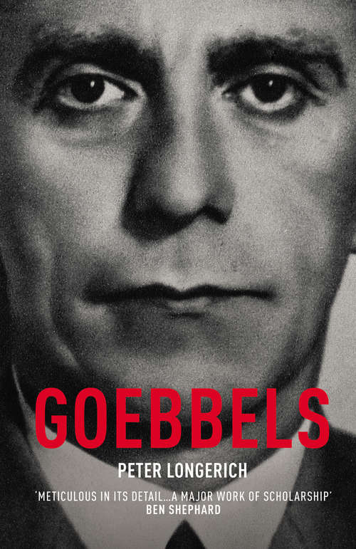 Book cover of Goebbels: A Biography